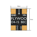 0.4g FLYWOO O4 1S 5V BEC Module for 1.6 Inch to 2 Inch Micro RC FPV Racing Drones