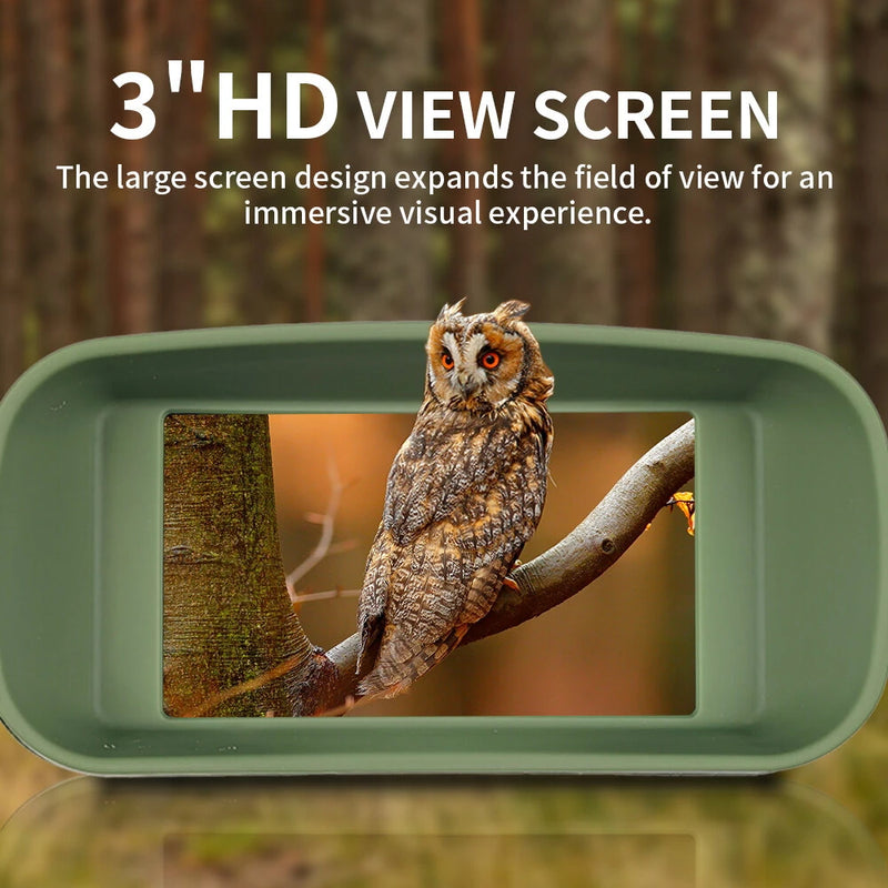 IPRee NV8000C Portable Infrared Night Vision Telescope 2.5K UHD 30MP Binoculars Camera for Camping Security Surveillance