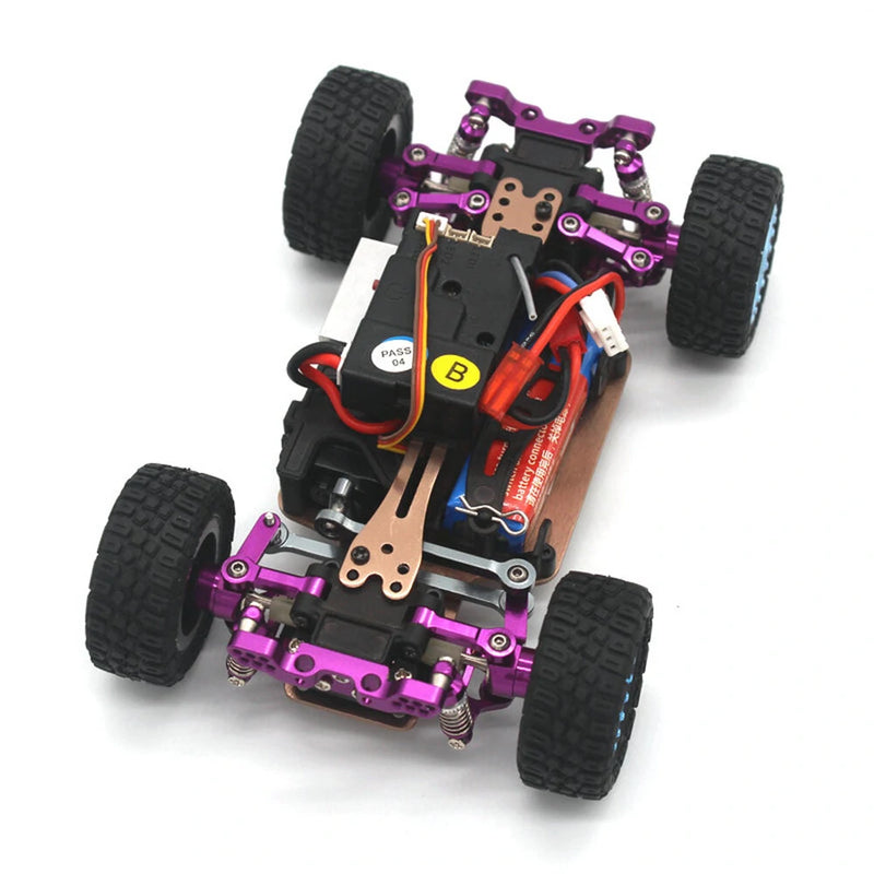 2PCS Upgraded Metal Steering Linkage Rod Servo Arm for Wltoys 284131 284010 284161 K989 K969 1/28 RC Cars Vehicles Models Parts