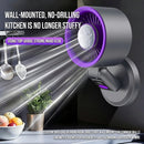 Tevorex 10W Portable Desktop Circulating Fan 7-Blades 100 Levels Wind Adjustable Quiet Operation Long Battery Rechargeable Wall-Mounted Mini Cooling Fan with LED Digital Display for Home Office