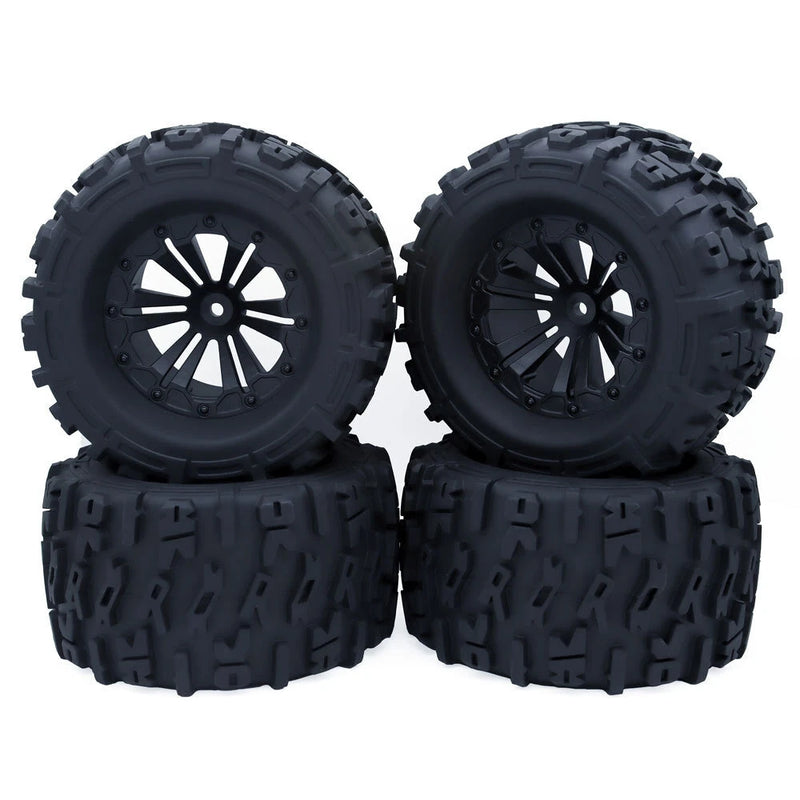 4PCS ZD Racing 1/10 Truck Universal Wheel Tire for HPI HSP Savage XS TM Flux RC Car Parts