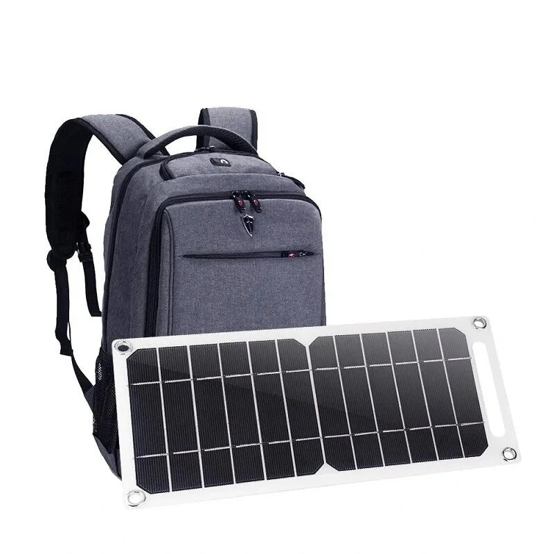 6W High Efficiency Solar Charging Panel Portable Outdoor USB Monocrystalline Silicon Solar Charger Perfect for Phones and Small Appliances Durable Lightweight Design for Camping and Hiking