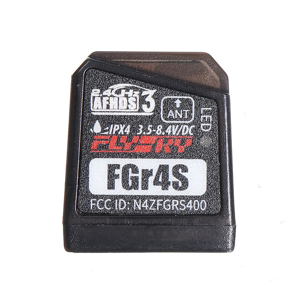 Flysky FGr4S V2 Receiver Built-in Single-Antenna Bidirectional PPM / IBUS Output for NB4 PL18 RC Transmitter