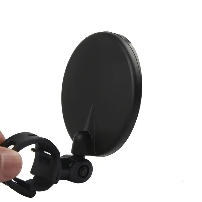 8cm Rear 360 Degree Rotation Adjustable Bike Mirrors Universal Handlebar Mount Bike Cycling Reflector Safety View Mirror
