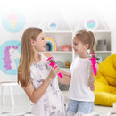 Super Cool 5-light Microphone with Stand Karaoke Songs Musical Instrument Kids Toys