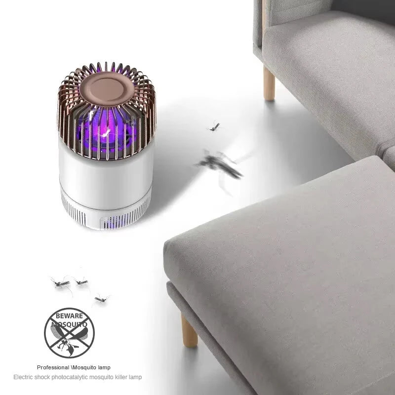 360 Electric Shock Strong Suction Mosquito Killer USB Mosquito Killing Lamp for Home Dormitory Purple Light Mosquito Trap