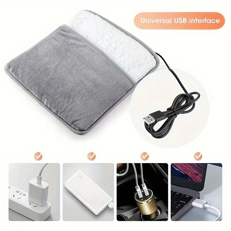 TENGOO Heating Pad for Feet Heating Pad for Men USB Heating Pads Electric Heated Foot Warmers for Women And Men Washable Foot Heating