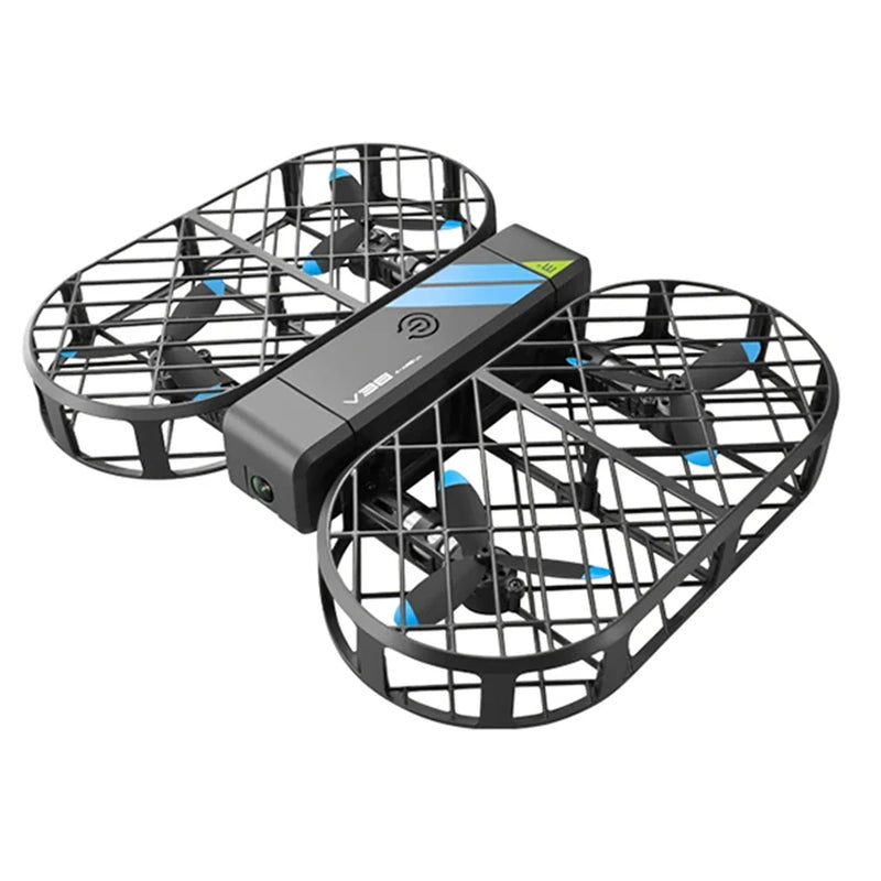 4DRC V38 MINI WiFi FPV with HD Camera Altitude Hold Mode Grid Full Protection Child Gift LED Light Pocket Foldable RC Toys Drone Quadcopter RTF