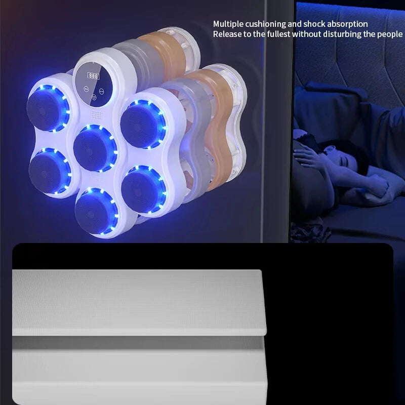 KALOAD Smart bluetooth Music Boxing Machine 9 Speed Adjustment Free Installment Muay Thai Training Sandbag Sports Fitness Reaction Practice Quiet Boxing Training Equipment Wall Target