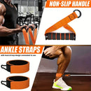 KALOAD 300lbs Adjustable Resistance Bands Set with Handles for Muscle Strength Slim Fitness Training Home Gym Exercise