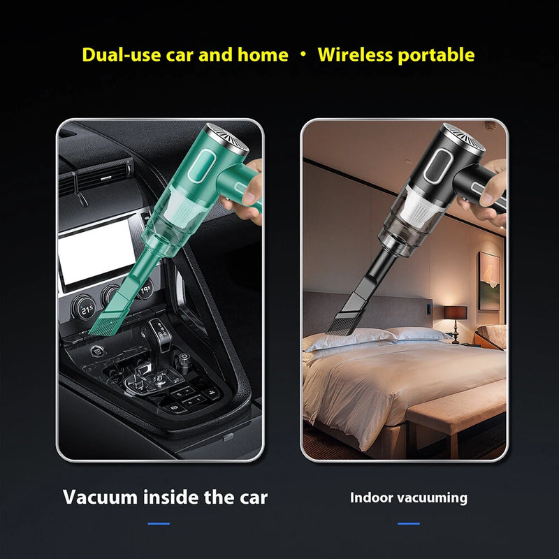 5000pa Small Handheld Car Vacuum Cleaner 120W Household Suitable For Cleaning Cars, Workshops, Computers,Decorations, Offices And Home