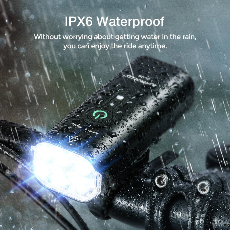 Astrolux SL01 SL06 1000Lm 2000Lm Brightness & Vibration Smart Sensing Bike Light Flashlight Cycle Headlight Type-C USB Rechargeable Waterproof Front Light for Electric Bike Scooter MTB Bicycle