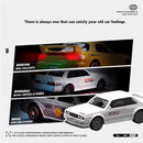 K1/K2/K3 RTR 1/43 2.4G 4WD Mini Drift RC Car Race LED Light Full Scale Desktop Remote Control High-Speed Motor On-Road Racing Vehicle Model Boys Gifts Toys