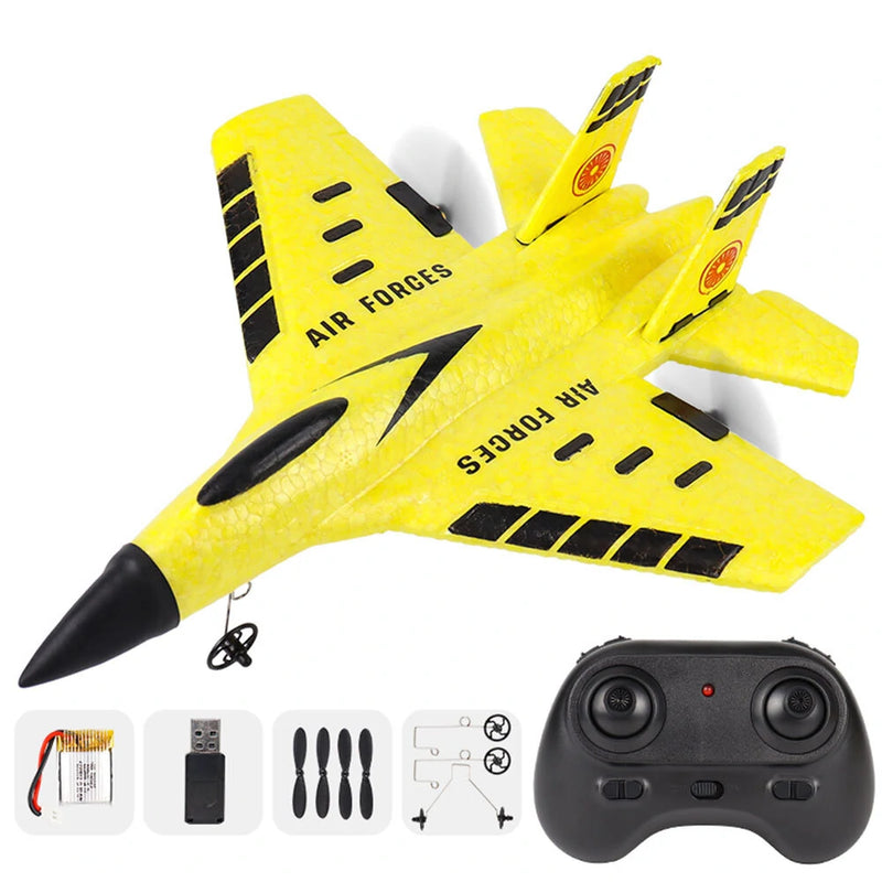 SU35 2526 2.4GHz 2CH Built-in Gyro With LED Light EPP Foam RC Airplane Fighter Glider RTF for Beginners