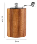 Manual Wooden Peppercorn Black Pepper Grinder Pepper Grinder Kitchen Manual Solid Wood Pepper Mill Household Sea Salt Pepper Grinding Bottle