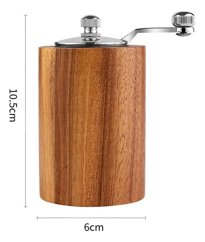 Manual Wooden Peppercorn Black Pepper Grinder Pepper Grinder Kitchen Manual Solid Wood Pepper Mill Household Sea Salt Pepper Grinding Bottle