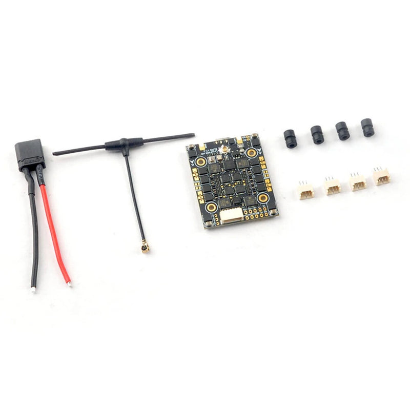 20mmx20mm Happymodel CruxF405HD ELRS AIO 3in1 Flight Controller Built-in UART ELRS 2.4G RX 20A ESC for Toothpick / LR RC FPV Racing Drone