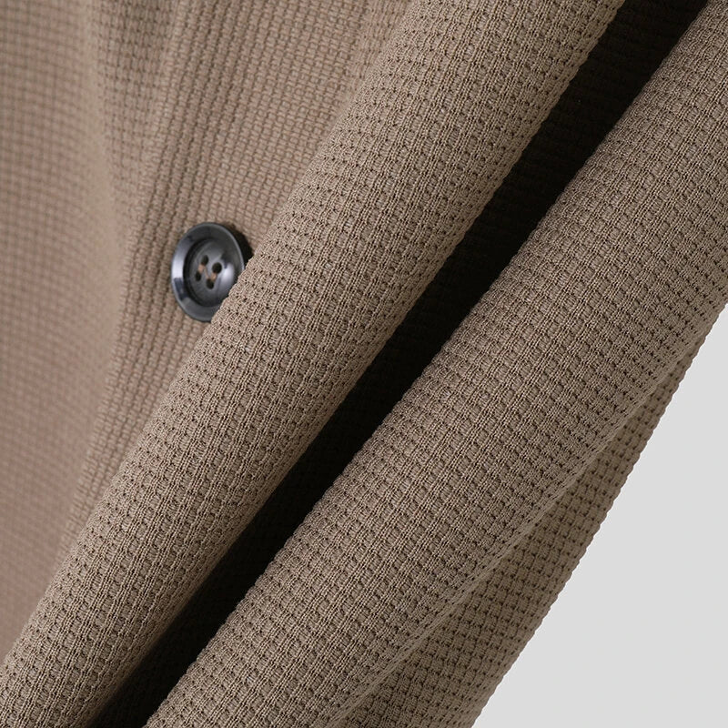 INCERUN Men Simple Textured Cardigan Sweater Comfortable Loose Fit Botton Front Lapel Thick Sweater Cardigan for Men Fall Plus Size S-5XL