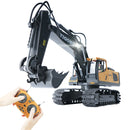 1044 RC Excavator 1/20 2.4GHz 9CH RC Car Construction Truck Engineering 40min Playing Time Vehicles with Light Music Gift Toys for Kids