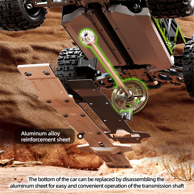 SCY 18108 PRO RTR 1/18 2.4G 4WD 50km/h Brushless RC Car Off-Road Truck LED Lights Full Proportional Vehicles Models Metal Differential Drive Shaft Gear Toys