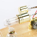 LL-009 Hot Air Stirling Engine Kit Model Electricity Generator Physical Generator Model with LED Light Flywheel Design Science Experiment Learning Education Toys