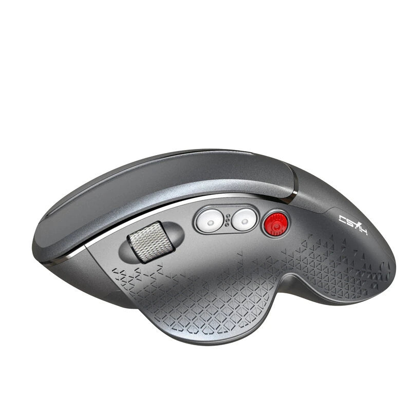 HXSJ T32 2.4G Wireless Veritcal Gaming Mouse with Side Wheel 4800DPI Ergonomics 6-Button E-sports Gamer Mice