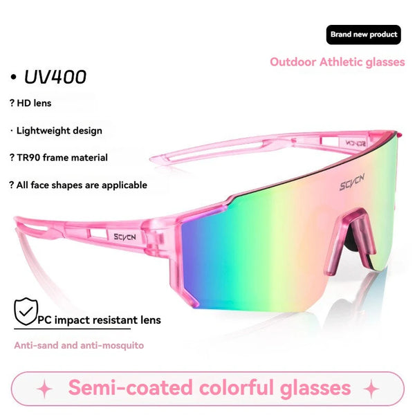 SCVCN UV400 HD Polarized Cycling Sunglasses Women Men Outdoor Sports Bike Glasses Windproof Fishing Hiking Bicycle Sun Glasses Goggles