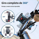 XANES Bicycle Handlebar Phone Holder Adjustable Shockproof Extremely Firm Grip Mobile Stand for MTB Motorcycle