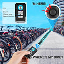 XANES 110dB Bicycle Anti-theft Alarm Lock Wireless Control 70m Range 180 Days Standby USB Rechargeable Waterproof Vibration Alarm for Electric Scooter Bicycle Motorcycle Security Device
