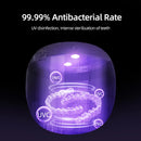 Ultrasonic Denture Cleaner UV Disinfection Children's Electric Toothbrush Head Cleaning Dual Cleaning Modes Braces Jewelry Cleaner