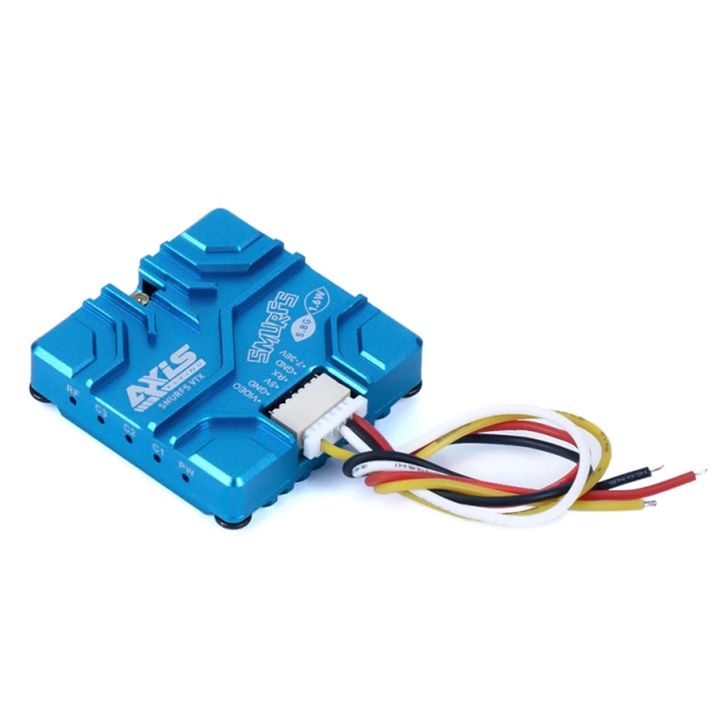 Axisflying SMURFS VTX 5.8G 25W 100W 250W 800W 1.6W Analog IRC Tramp Image Transmission FPV Transmitter for RC Drones