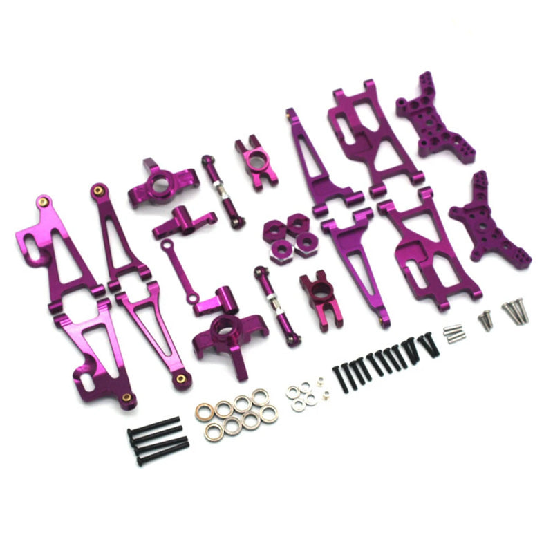 Upgraded Metal Accessories Set for 1/14 MJX 14209 14210 RC Car Vehicle Models Spare Parts