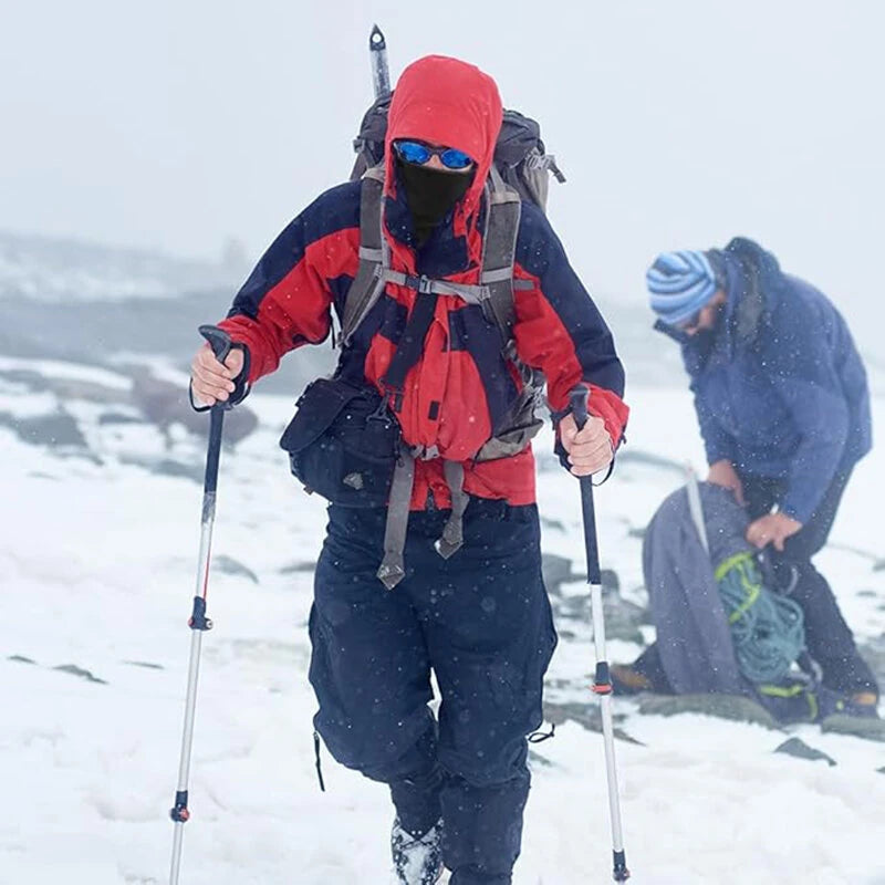 TENGOO 1pc Winter Thickened Fleece Outdoor Cycling Scarf, Warm Neck Gaiter, Windproof Dust Mask, Polar Fleece Neck Cover