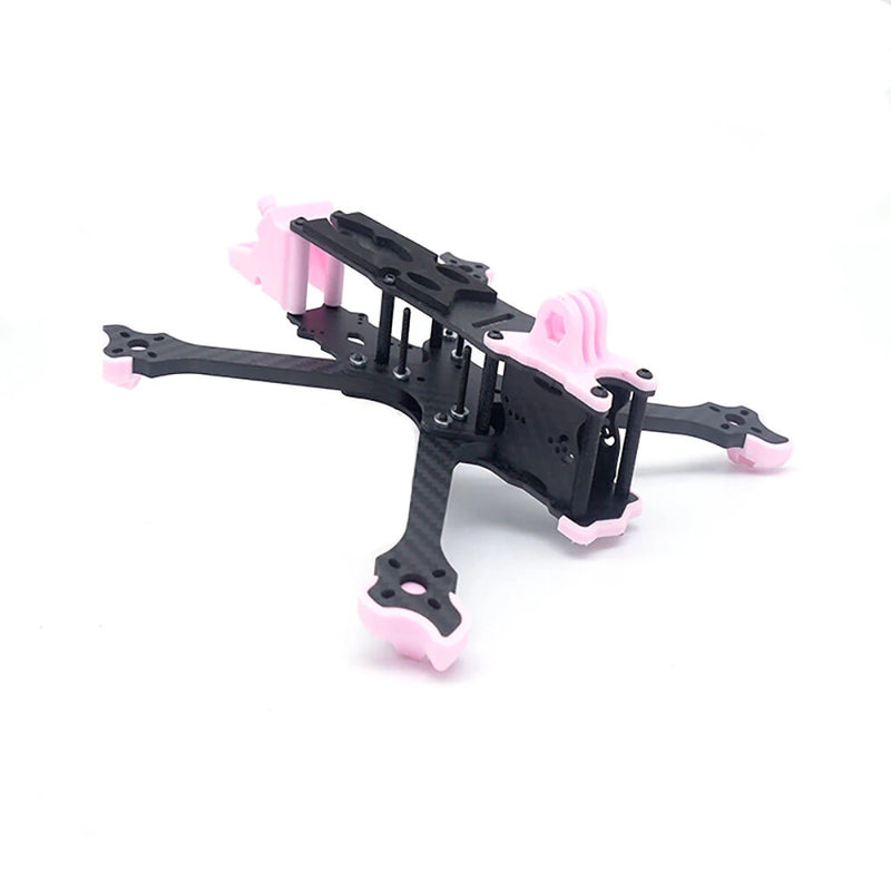 Teosaw Cockroach V6 225mm Wheelbase 5 Inch X-Type Frame Kit Support Analog / DJI O3/ Vista for DIY Freestyle RC FPV Racing Drone