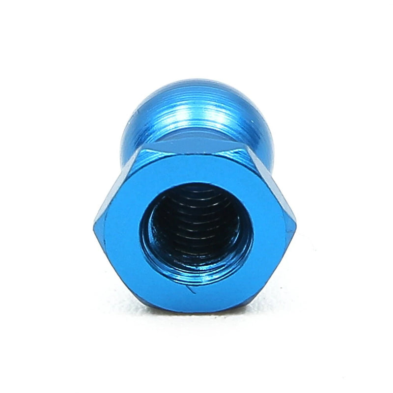 10PCS Aluminum Alloy Ball Head Nuts 5mm for TAMIYA 1/10 RC Car Vehicles Models Toys Spare Parts 53640