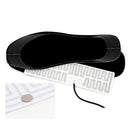 TENGOO 1Pair Electric Heated Insoles Croppable Thermal Comfortable USB Rechargeable Insoles for Winter Outdoor Skiing
