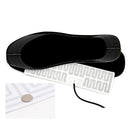 TENGOO 1Pair Electric Heated Insoles Croppable Thermal Comfortable USB Rechargeable Insoles for Winter Outdoor Skiing