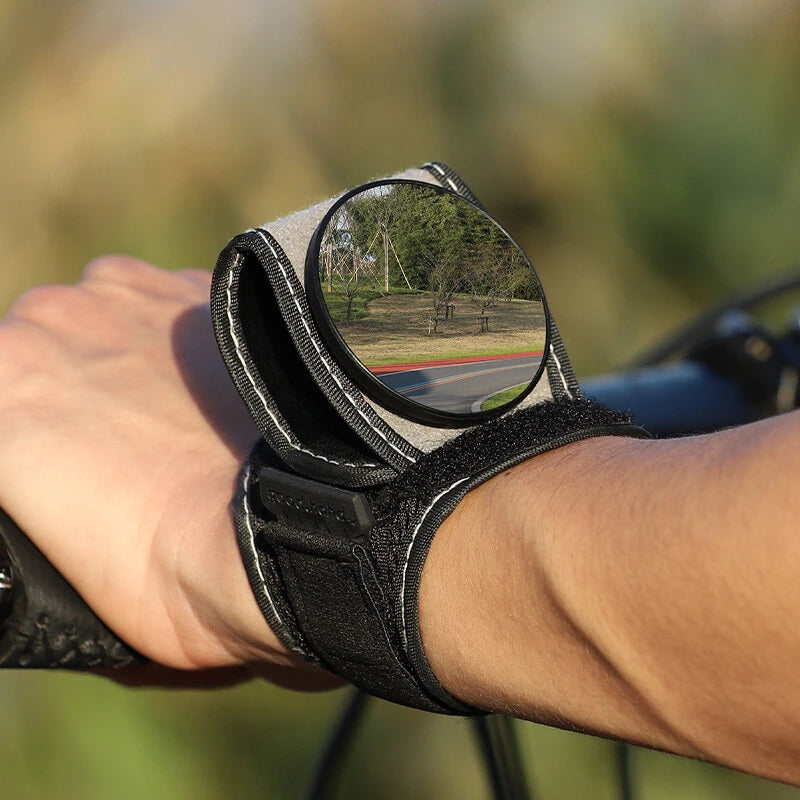XANES Portable Bicycle Mirror HD Cycling Wrist Mirror Safety Rearview Mirrors MTB Road Bike Rear View Convex Mirror