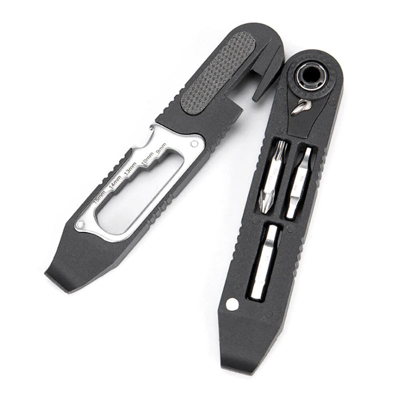 IPRee Bicycle Wrench Kits MTB Road Bike Tool Sets Multifunctional Portable Multi-Purpose Repairing Tire Ratchet Wrench Nut Tire Lever