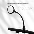 BENGGUO 1/2Pcs Bicycle Hose-adjustable HD Rearview Mirror 360 Degree Adjustable Wide Angle Shockproof Electric Vehicle Mirror for Handlebar Diameters Below 32mm