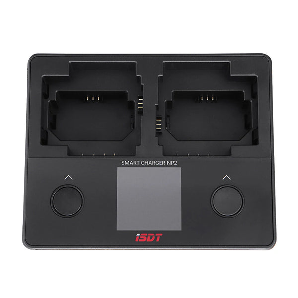 ISDT NP2 18W DC Dual Channel IPS LCD Camera Charger for Sony NP-FZ100 NP-FW50 NP-BX1 Battery