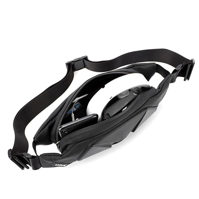 IPRee Fashion Waterproof Ride Waist Packs Solid Color Fanny Pack Unisex Belt Bags Casual Travel Storage Phone Chest Pack Crossbody Bag