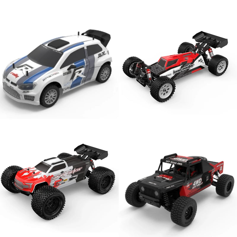 JIABAILE JBL1001 JBL1002 JBL1003 JBL1004 1/10 2.4G 4WD 120km/h Brushless RC Car Metal Chassis Off-Road Desert Truck Rally Vehicles Models Three Differentials Hobbywing ESC Oil Filled Shocks Toys