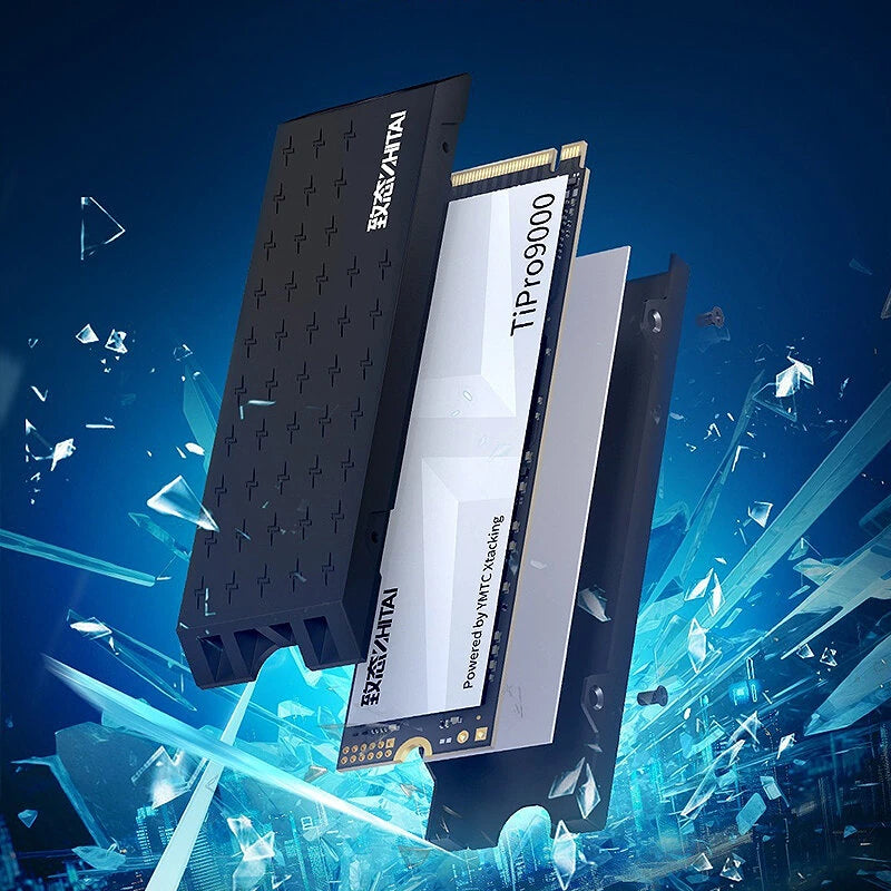 ZHITAI TiPro9000 M.2 NVMe PCIe 5.0 SSD Hard Drive 1TB 2TB 14000MB/s  Xtacking 4.0 Technology Yangtze Storage Internal Solid State Drive