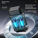 MARSKE MS-3412 Electric Beard Shaver High Speed Motor Beard Trimmer for Men Reciprocating 2-Blade Shave System Hair Clippers Electric Shave