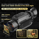 IPRee D15 1080P Monocular Infrared Night Vision Device Day Night Use Photo Video 28X Digital For Hunting,Camping Use