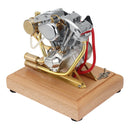 OKMO Shovel Head R31 V2 4.2CC V-Twin 2 Cylinder 4-Stroke Motorcycle Gas Engine Model ICE Ready to Run Science Discovery Toy