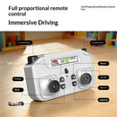 Mini RC Car Tricycle 2.4G Children Remote-Controlled Simulation Model Sound LED Light Three Bounces Pulling Truck Ornaments Gifts Vehicles Models Toys