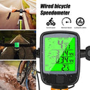 Wired Digital Bicycle Computer 1.6 inch LCD Screen Backlight Waterproof Odometer Stopwatch 32g Lightweight  For MTB Road Cycle City Bike