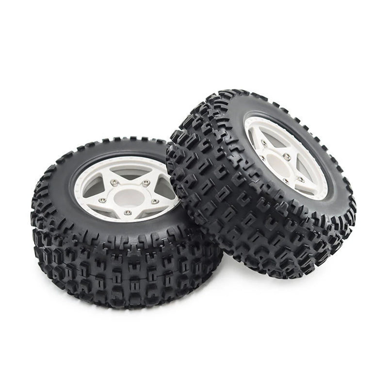 4PCS D232 Upgraded Off-Road Tires Wheels for 1/8 1/10 Short Course Truck RC Cars Vehicles Models Parts Accessories